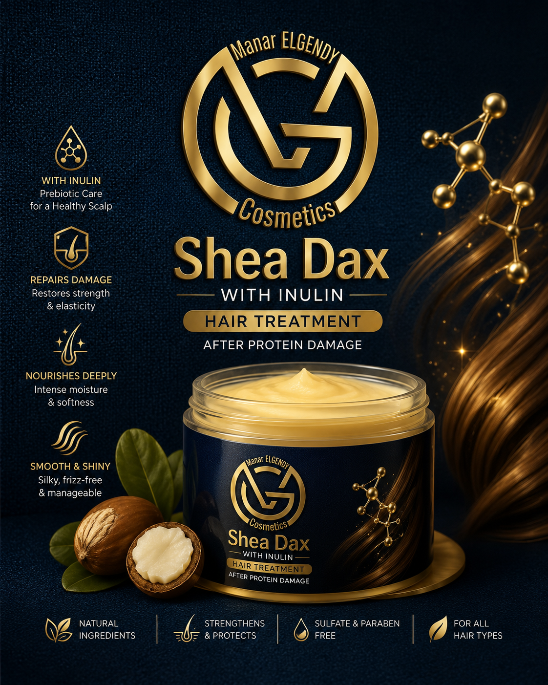 Shea Dax Hair Treatment with Inulin